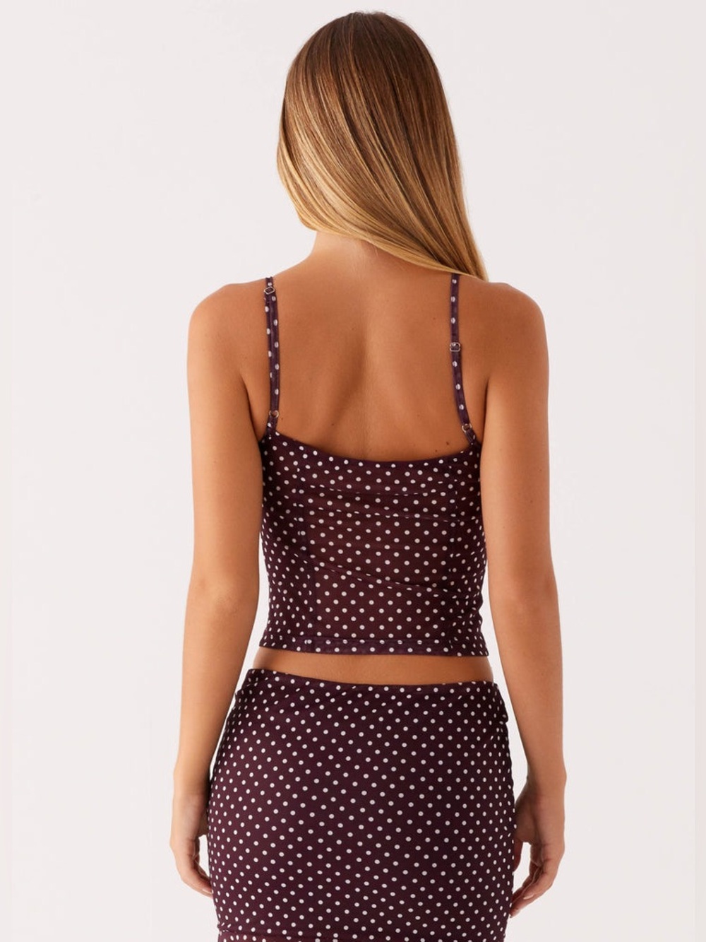 Peppermayo Purple Polka Dot Skirt Set - Picture 4 of 9